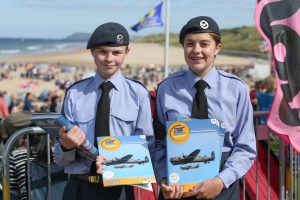 PressEye - Belfast - Northern Ireland - 2nd September 2017

Air Waves Portrush Northern Ireland International Airshow

Pictured: Sea Cadets Josh and Eve.

Picture: Philip Magowan / PressEye